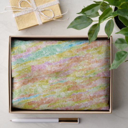 Pastel Chalk Texture Scribbles Seidenpapier (Geschenk)