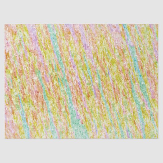 Pastel Chalk Texture Scribbles Seidenpapier (Vorderseite)