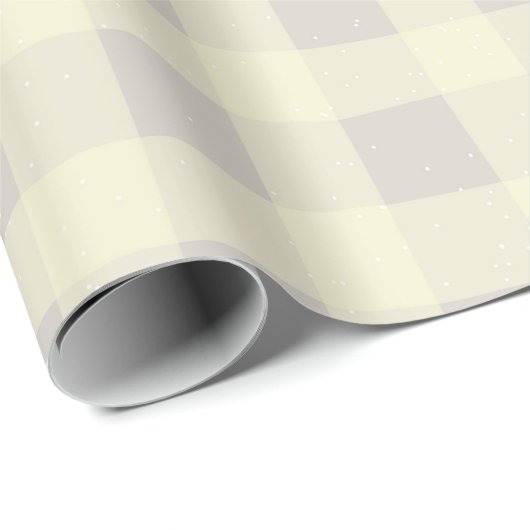 Pastel Checkered Gingham Geschenkpapier (Rolleneckpunkt)