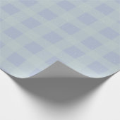 Pastel Checkered Gingham Geschenkpapier (Ecke)