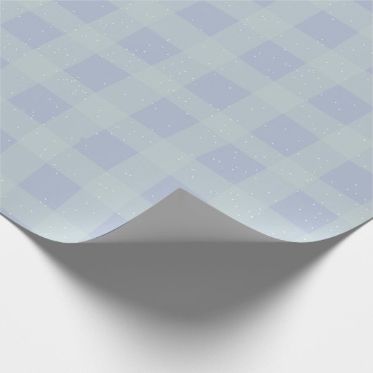 Pastel Checkered Gingham Geschenkpapier (Ecke)