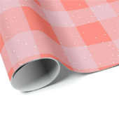 Pastel Checkered Gingham Geschenkpapier (Rolleneckpunkt)