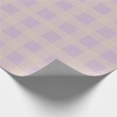 Pastel Checkered Gingham Geschenkpapier (Ecke)