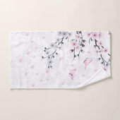 Pastel Cherry Blossom Landschaft Handtuch (Handtuch)