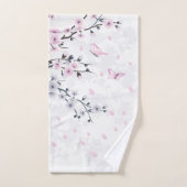 Pastel Cherry Blossom Landschaft Handtuch (Handtuch)