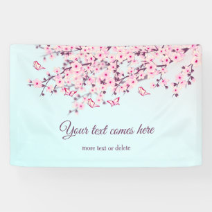 Pastel Cherry Blüten Banner
