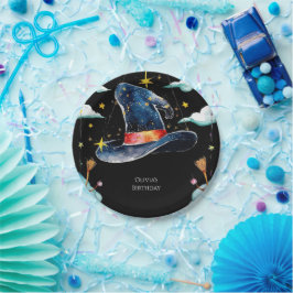 Pastel Children's Fun Wizard Geburtstag Pappteller