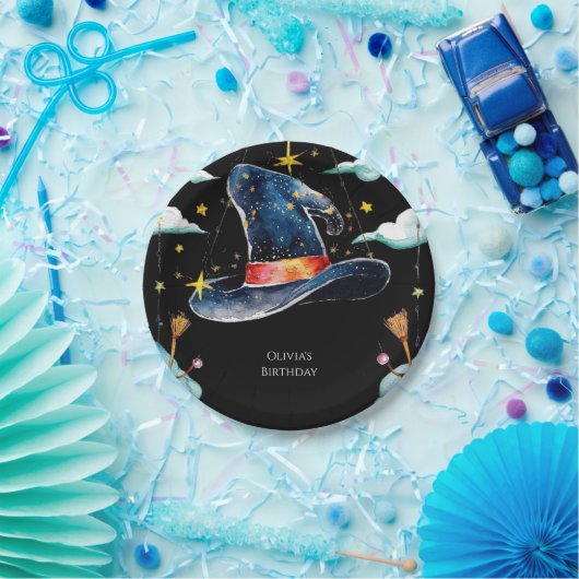 Pastel Children's Fun Wizard Geburtstag Pappteller (Party)