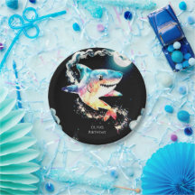 Pastel Children's Underwater Shark Birthday