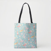 Pastel Chiyogami Koi Pattern Tasche (Vorderseite)