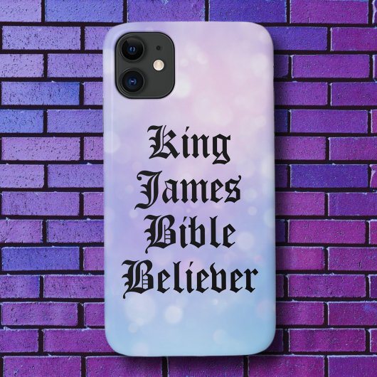 Pastel Christlich Faith King James Bible Glaube Case-Mate iPhone Hülle