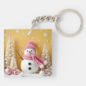 Pastel Christmas - Acrylic Keychain Schlüsselanhänger (Rückseite)