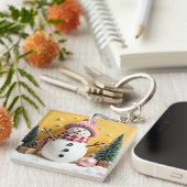 Pastel Christmas - Acrylic Keychain Schlüsselanhänger (Vorderseite rechts)