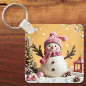 Pastel Christmas - Aluminum Keychain Schlüsselanhänger (Vorderseite)