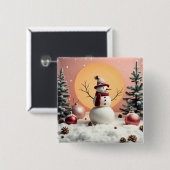 Pastel Christmas - Button (Vorne & Hinten)