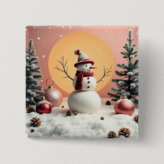 Pastel Christmas - Button (Vorderseite)