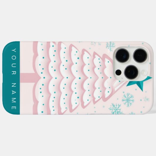 Pastel Christmas Case-Mate iPhone Hülle (Rückseite (Horizontal))