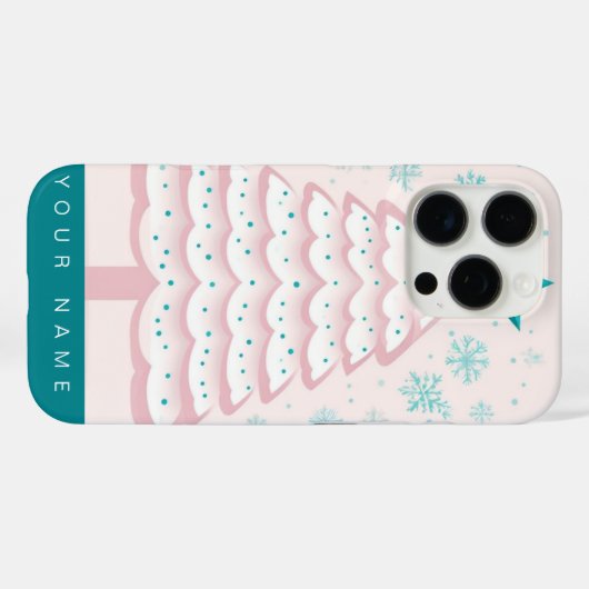 Pastel Christmas Case-Mate iPhone Hülle (Rückseite (Horizontal))