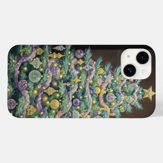 Pastel Christmas Case-Mate iPhone Hülle (Rückseite (Horizontal))