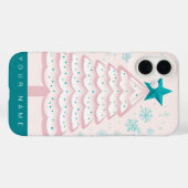 Pastel Christmas Case-Mate iPhone Hülle (Rückseite (Horizontal))