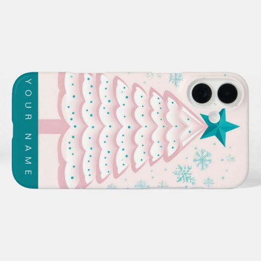 Pastel Christmas Case-Mate iPhone Hülle (Rückseite (Horizontal))