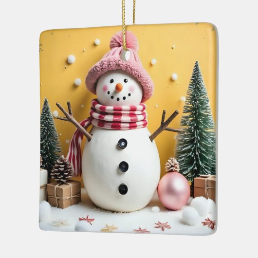 Pastel Christmas - Ceramic Ornament (Links)