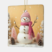 Pastel Christmas - Ceramic Ornament (Links)