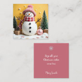 Pastel Christmas - Enclosure Card Begleitkarte (Vorne/Hinten)