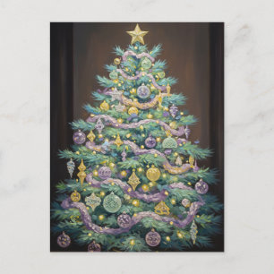 Pastel Christmas Feiertagspostkarte