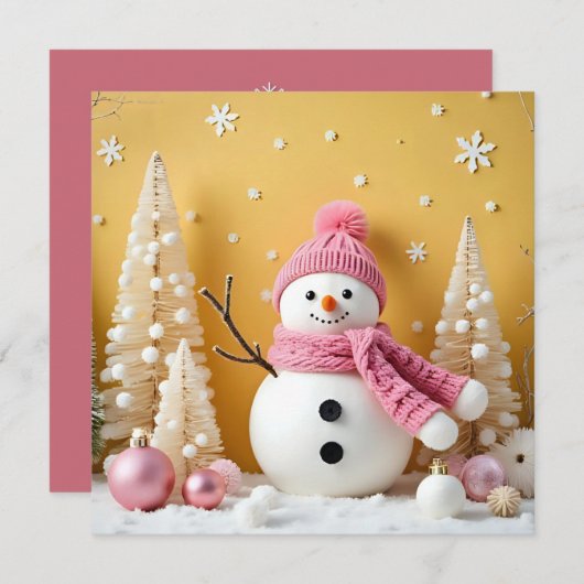 Pastel Christmas - Flat Card (Vorne/Hinten)