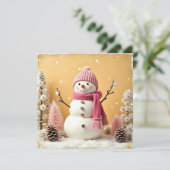 Pastel Christmas - Flat Card (Stehend Vorderseite)