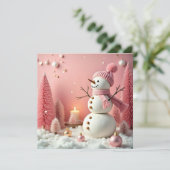Pastel Christmas - Flat Greeting Card Karte (Stehend Vorderseite)