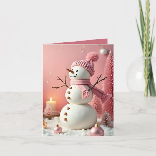 Pastel Christmas - Flat Note Card  (Vorderseite)