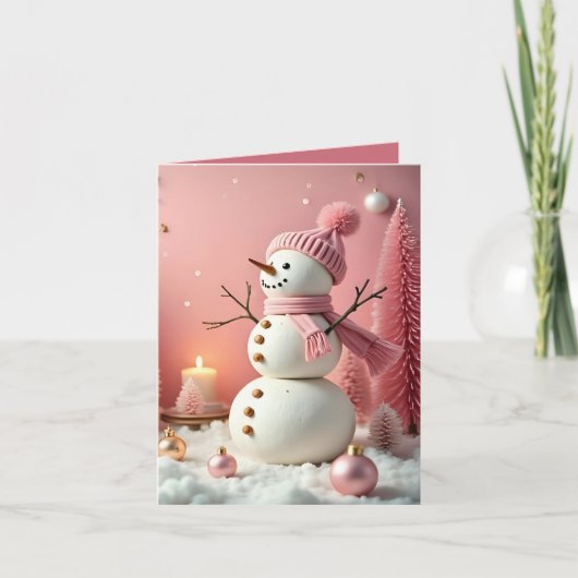 Pastel Christmas - Folded Note Card  (Vorderseite)