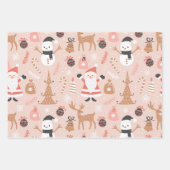 Pastel Christmas Geschenkpapier Set (Vorderseite)