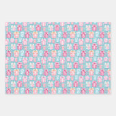 Pastel Christmas Geschenkpapier Set (Vorderseite 3)