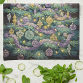 Pastel Christmas Geschirrtuch (Gefaltet)