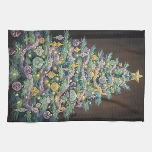 Pastel Christmas Geschirrtuch (Horizontal)