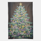 Pastel Christmas Geschirrtuch (Vertikal)