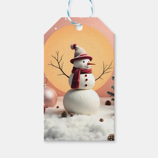 Pastel Christmas - Gift Tags Geschenkanhänger (Vorderseite)