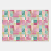 Pastel Christmas Gift Wrap Set Geschenkpapier Set (Vorderseite 2)