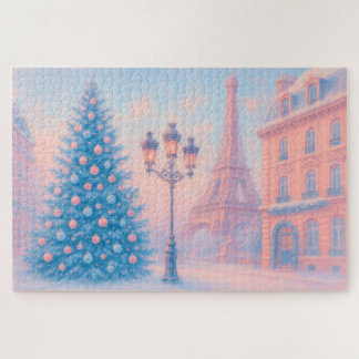 Pastel Christmas in Paris Puzzle
