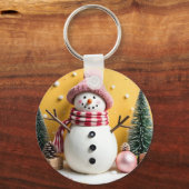 Pastel Christmas - Keychain Schlüsselanhänger (Rückseite)