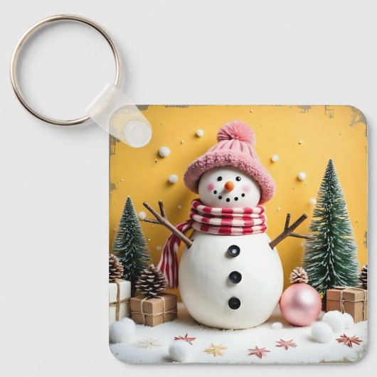 Pastel Christmas - Keychain Schlüsselanhänger (Vorderseite)