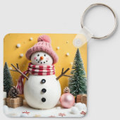 Pastel Christmas - Keychain Schlüsselanhänger (Rückseite)