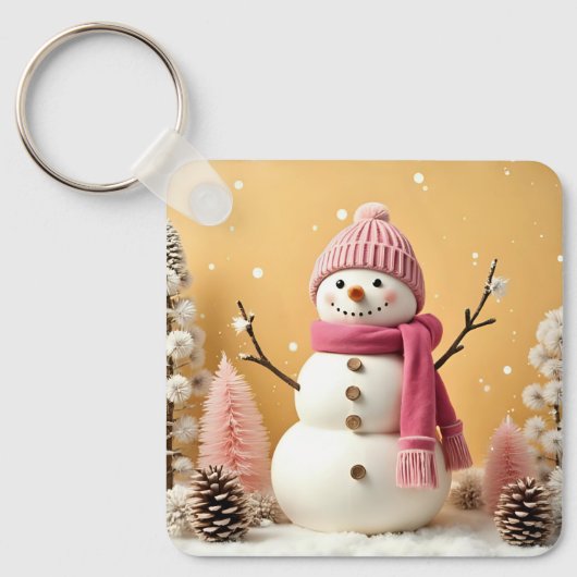 Pastel Christmas - Keychain  Schlüsselanhänger (Vorderseite)