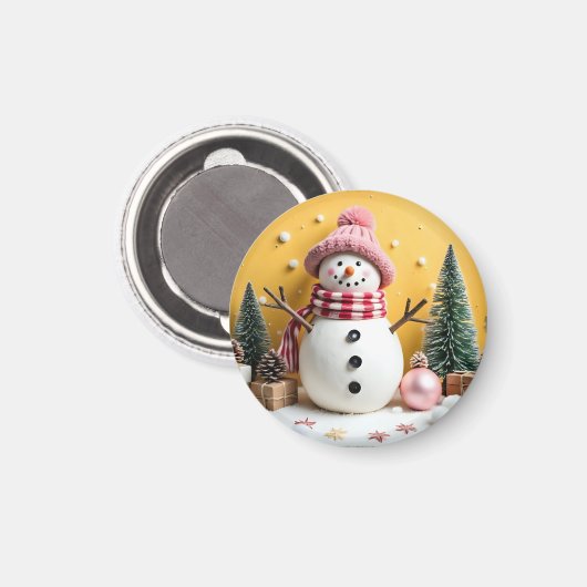 Pastel Christmas - Magnet (Vorderseite/Rückseite)