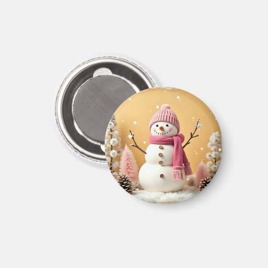 Pastel Christmas - Magnet  (Vorderseite/Rückseite)