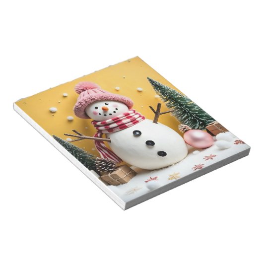 Pastel Christmas - Note Pad Notizblock (angewinkelt)
