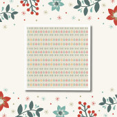 Pastel Christmas Ornaments Serviette